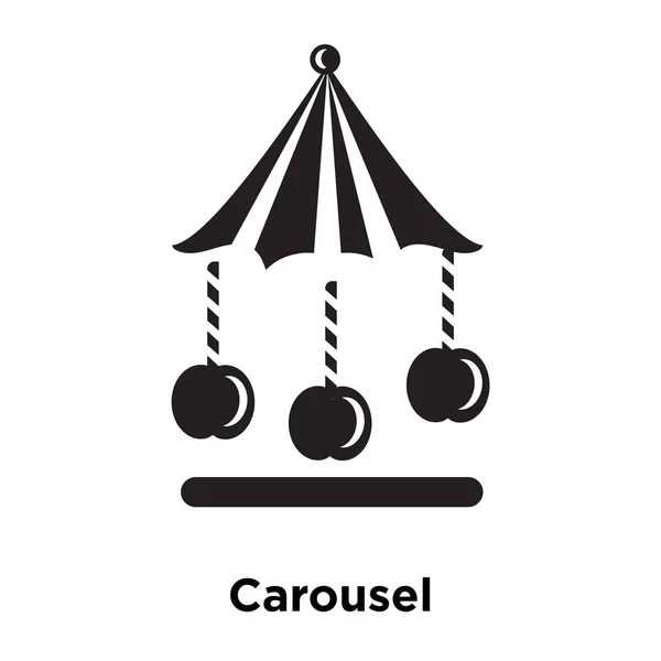 Carrusel Icono Vector Aislado Sobre Fondo Blanco Concepto Logotipo Carousel — Vector de stock