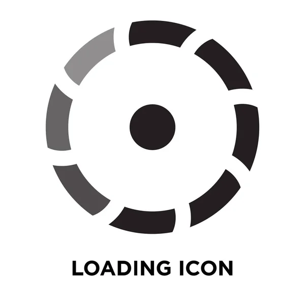 Loading Icon Vector Isolated White Background Logo Concept Loading Sign — Stock Vector