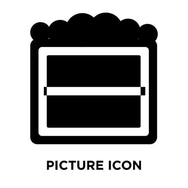 Bild Ikonen Vektor Isolerad Vit Bakgrund Logotypen Begreppet Bild Logga — Stock vektor