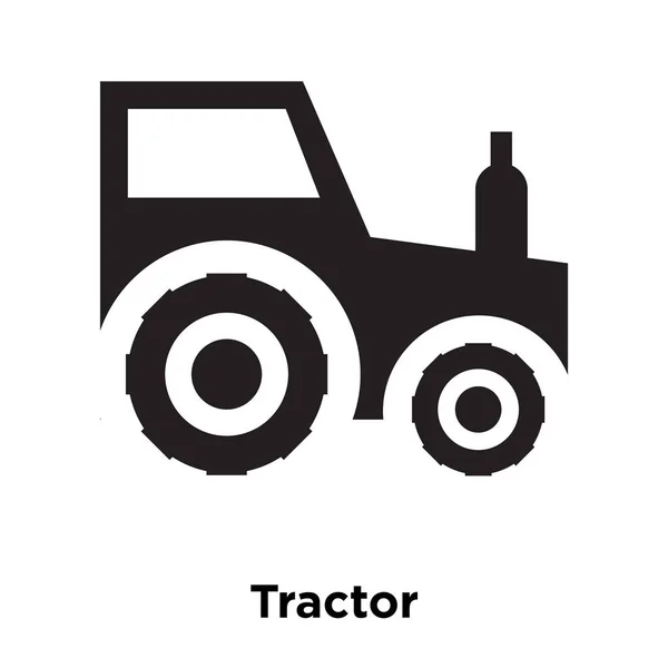Tractor Icono Vector Aislado Sobre Fondo Blanco Concepto Logotipo Tractor — Vector de stock