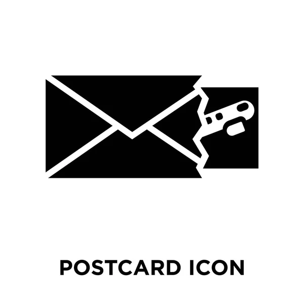 Postal Icono Vector Aislado Sobre Fondo Blanco Concepto Logotipo Postal — Vector de stock
