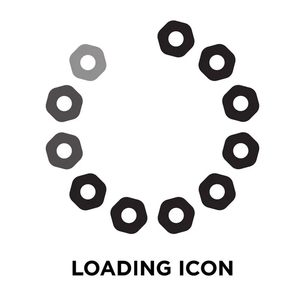 Ladesymbol Vektor Isoliert Auf Weißem Hintergrund Logo Konzept Des Ladezeichens — Stockvektor