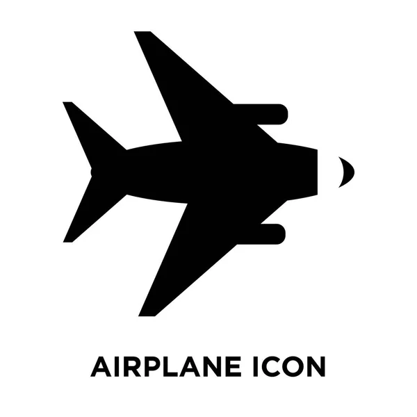Vektor Ikon Pesawat Diisolasi Pada Latar Belakang Putih Konsep Logo - Stok Vektor