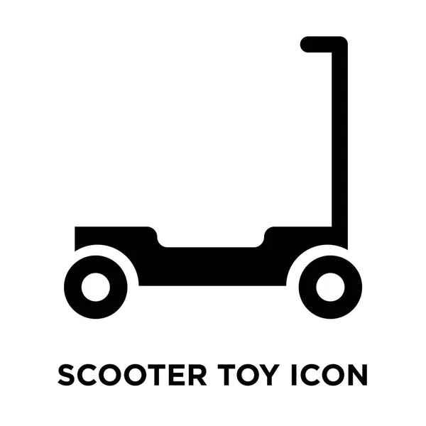 Scooter Juguete Icono Vector Aislado Sobre Fondo Blanco Concepto Logotipo — Vector de stock