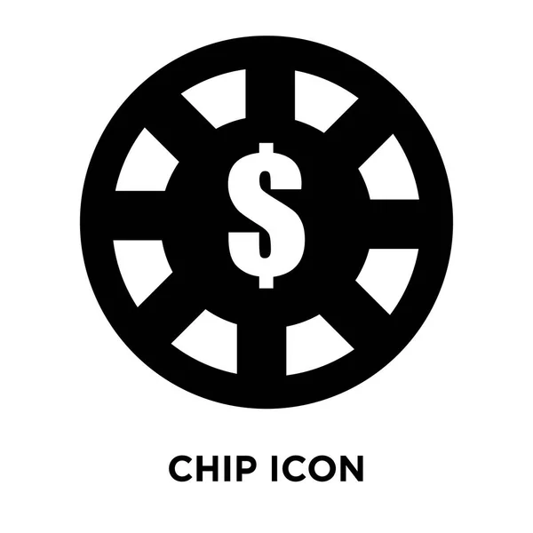 Іконка Чипа Вектор Ізольовано Білому Тлі Концепція Логотипу Знака Чипа — стоковий вектор