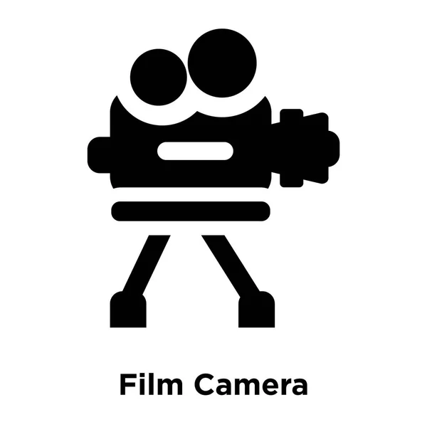 Film Camera Icône Vecteur Isolé Sur Fond Blanc Concept Logo — Image vectorielle