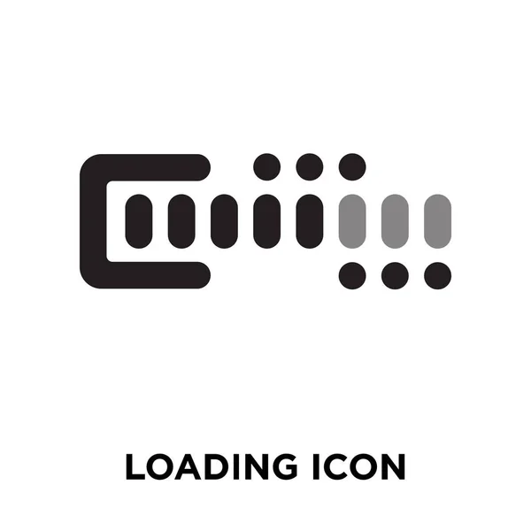 Laden Pictogram Vector Geïsoleerd Een Witte Achtergrond Logo Concept Van — Stockvector