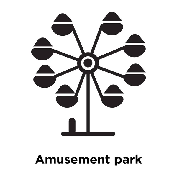 Freizeitpark Ikone Vektor Isoliert Auf Weißem Hintergrund Logo Konzept Des — Stockvektor