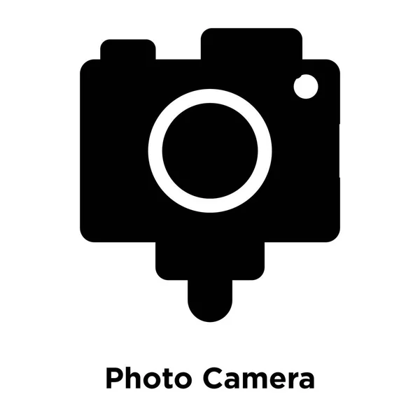 Vetor Ícone Câmera Foto Isolado Fundo Branco Conceito Logotipo Sinal — Vetor de Stock