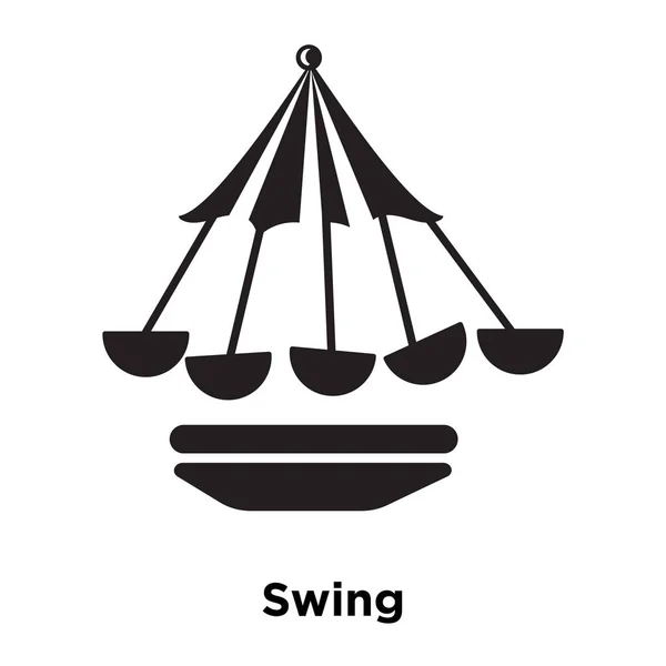 Swing Vector Icono Aislado Sobre Fondo Blanco Concepto Logotipo Swing — Vector de stock