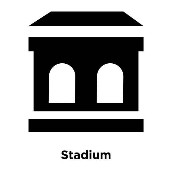 Icono Del Estadio Vector Aislado Sobre Fondo Blanco Concepto Logotipo — Vector de stock