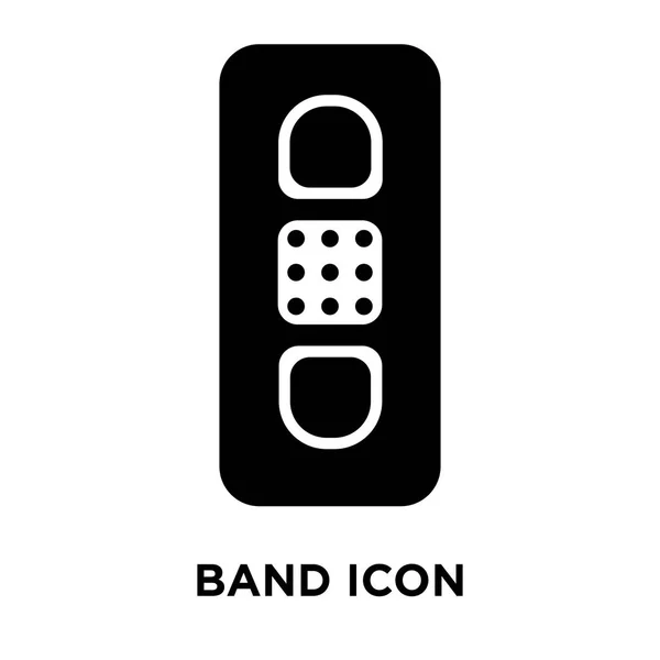 Band Icon Vektor Isoliert Auf Weißem Hintergrund Logo Konzept Des — Stockvektor