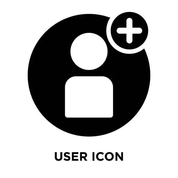 Gebruiker Pictogram Vector Geïsoleerd Een Witte Achtergrond Logo Concept Van — Stockvector