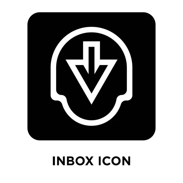 Inbox Icon Vector Geïsoleerd Een Witte Achtergrond Logo Concept Van — Stockvector