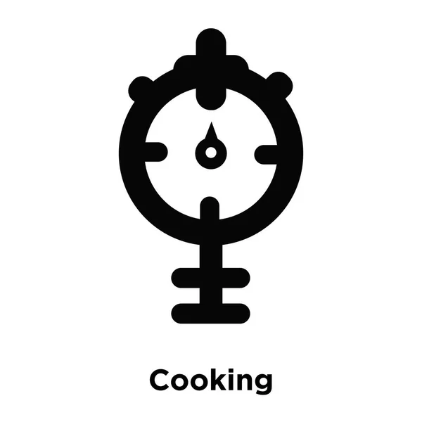 Koken Pictogram Vector Geïsoleerd Een Witte Achtergrond Logo Concept Van — Stockvector