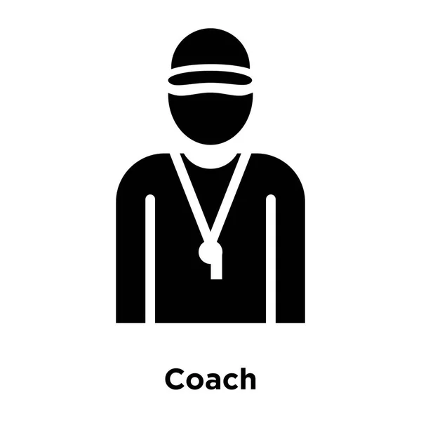 Coach Icono Vector Aislado Sobre Fondo Blanco Concepto Logotipo Coach — Archivo Imágenes Vectoriales