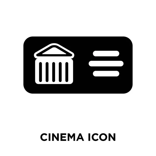 Icône Cinéma Vecteur Isolé Sur Fond Blanc Concept Logo Signe — Image vectorielle