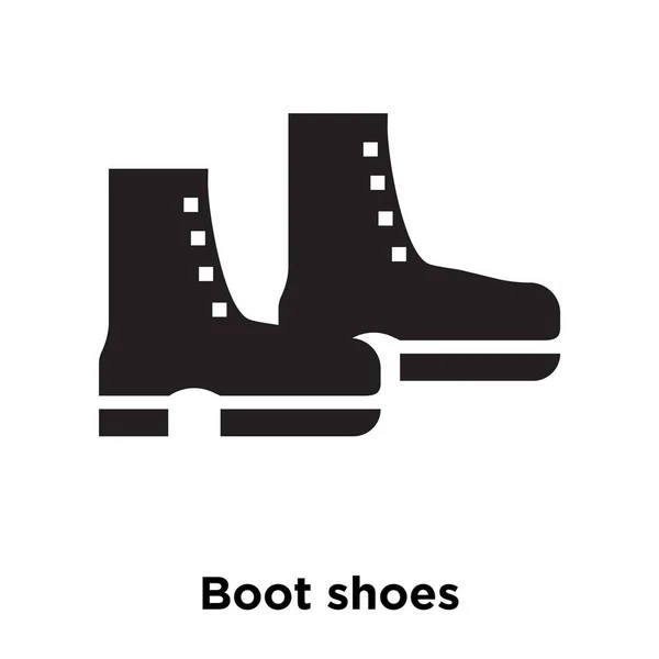 Boot Shoes Icon Icon Vector Isolated White Background Logo Concept — стоковый вектор