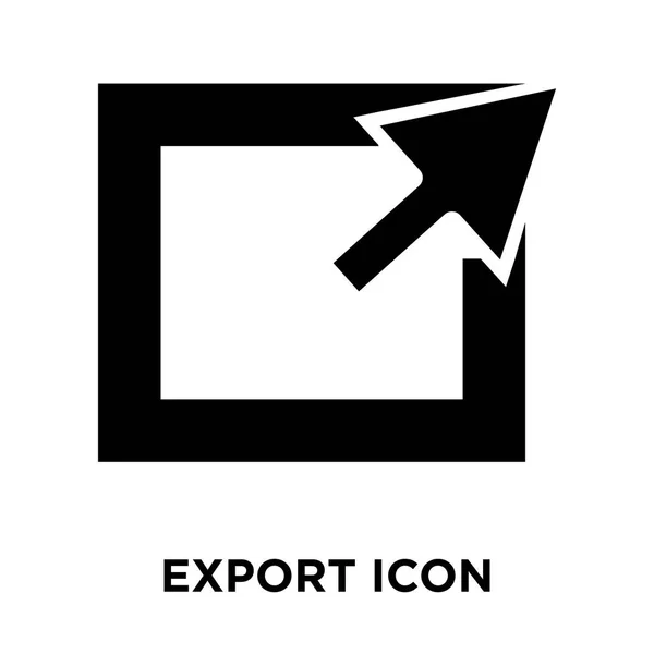 Export Ikon Vektoros Elszigetelt Fehér Background Logo Fogalom Export Jel — Stock Vector