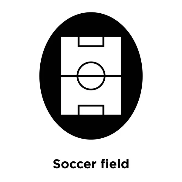 Vecteur Icône Terrain Football Isolé Sur Fond Blanc Concept Logo — Image vectorielle