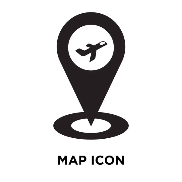Kartensymbol Vektor Isoliert Auf Weißem Hintergrund Logo Konzept Des Kartenzeichens — Stockvektor