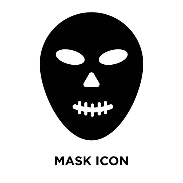 Vetor Ícone Máscara Isolado Fundo Branco Conceito Logotipo Sinal Máscara — Vetor de Stock