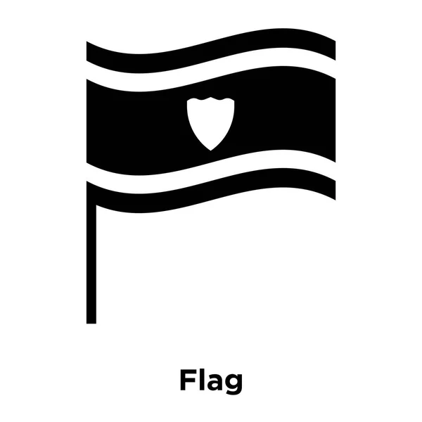 Вектор Значка Прапора Ізольовано Білому Тлі Концепція Логотипу Прапор Знак — стоковий вектор