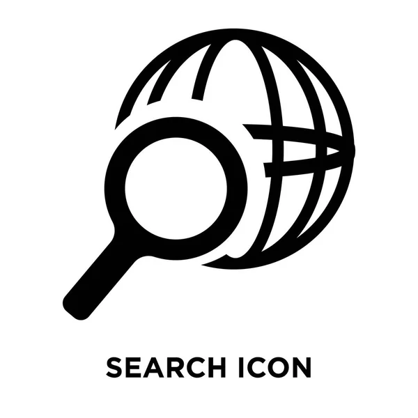 Icône Recherche Vecteur Isolé Sur Fond Blanc Concept Logo Signe — Image vectorielle