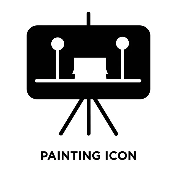 Icône Peinture Vecteur Isolé Sur Fond Blanc Concept Logo Peinture — Image vectorielle