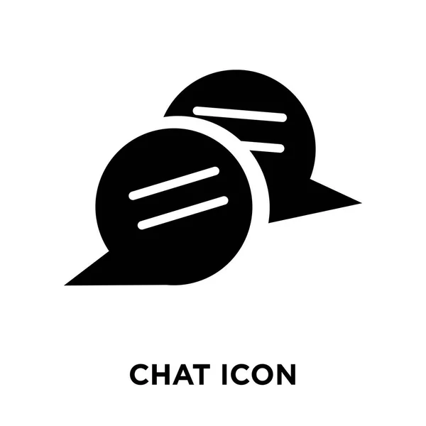 Chat Icône Vecteur Isolé Sur Fond Blanc Concept Logo Chat — Image vectorielle