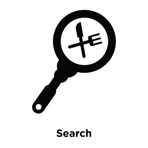 Διάνυσμα Εικονίδιο Αναζήτησης Που Απομονώνονται Λευκό Φόντο Λογότυπο Έννοια Αναζήτηση — Διανυσματικό Αρχείο