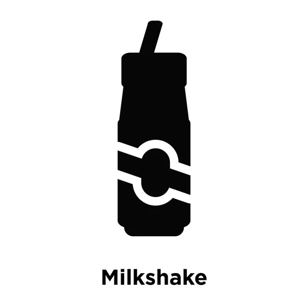 Vetor Ícone Milkshake Isolado Fundo Branco Conceito Logotipo Sinal Milkshake —  Vetores de Stock