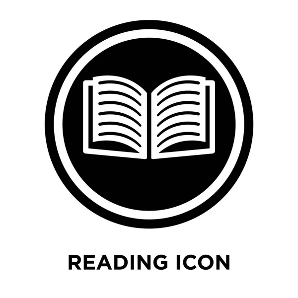 Вектор Значка Чтения Выделен Белом Фоне Концепция Логотипа Знака Чтения — стоковый вектор