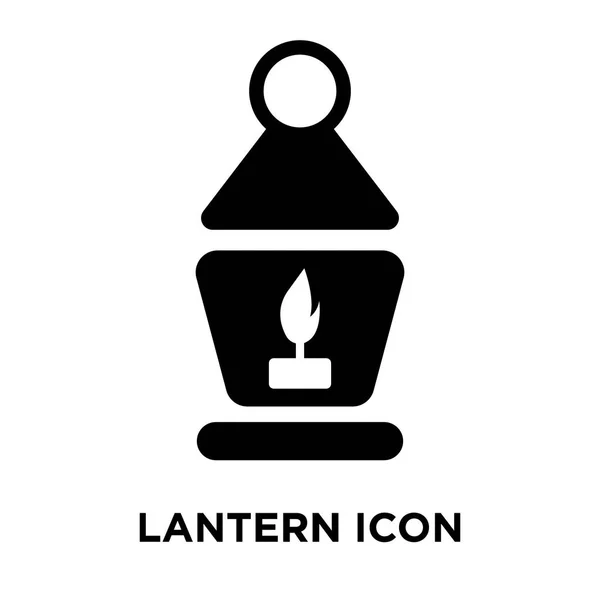 Lantern Icon Vector Isolated White Background Logo Concept Lantern Sign — Stock Vector