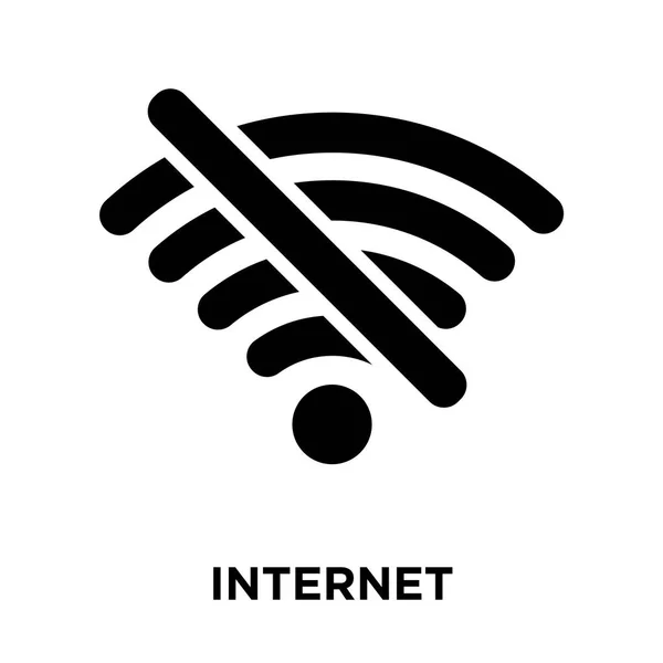 Conexiones Internet Vector Icono Aislado Sobre Fondo Blanco Concepto Logotipo — Archivo Imágenes Vectoriales