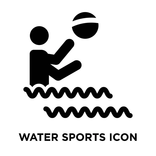 Wassersport Symbol Vektor Isoliert Auf Weißem Hintergrund Logo Konzept Von — Stockvektor