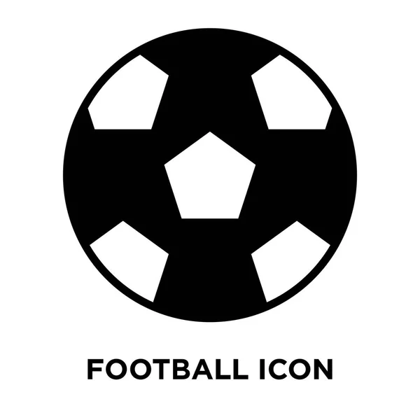 Vetor Ícone Futebol Isolado Fundo Branco Conceito Logotipo Sinal Futebol — Vetor de Stock