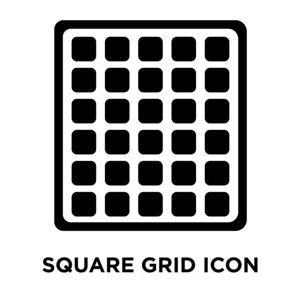 Τετράγωνο Πλέγμα Εικονίδιο Διάνυσμα Που Απομονώνονται Λευκό Φόντο Λογότυπο Έννοιας — Διανυσματικό Αρχείο