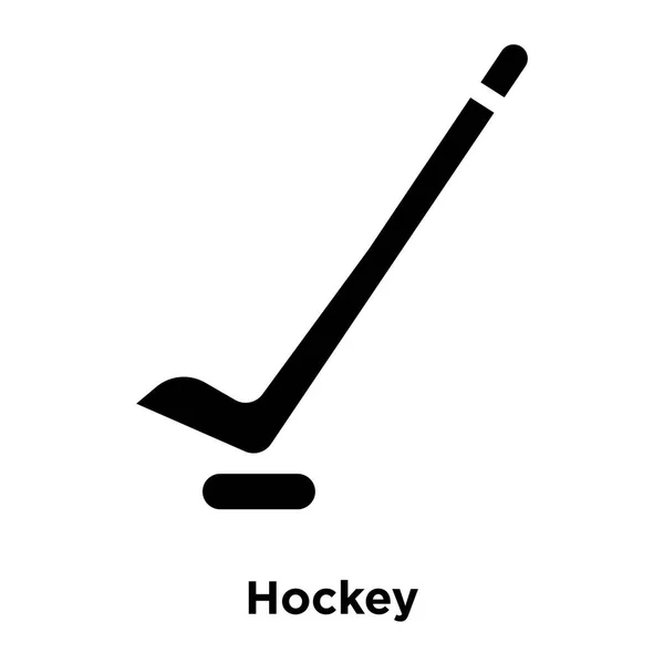 Jégkorong Ikon Vektoros Elszigetelt Fehér Background Embléma Koncepció Hockey Jel — Stock Vector