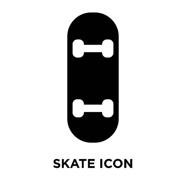 Skate Symbol Vektor Isoliert Auf Weißem Hintergrund Logo Konzept Der — Stockvektor