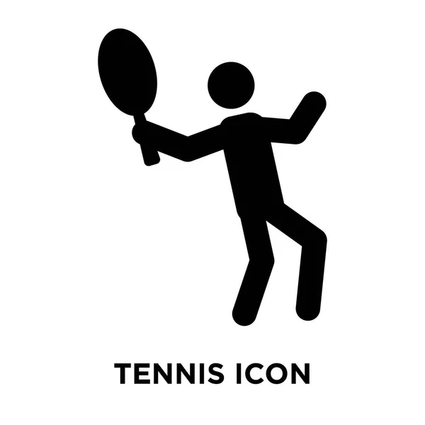 Tennis Symbol Vektor Isoliert Auf Weißem Hintergrund Logo Konzept Des — Stockvektor