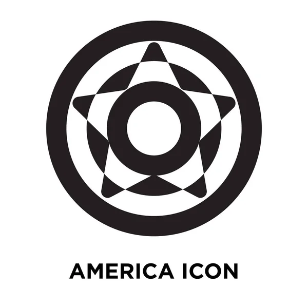 Beyaz Arka Plan Logo Şeffaf Arka Plan Amerika Işareti Kavramı — Stok Vektör