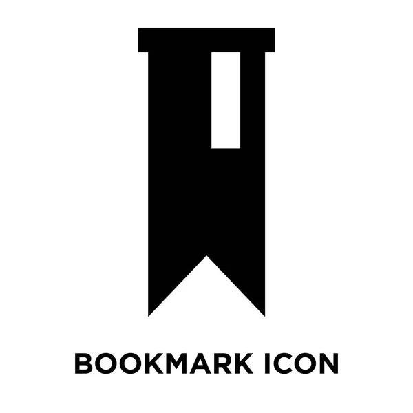 Bookmark Icon Vector Geïsoleerd Een Witte Achtergrond Logo Concept Van — Stockvector