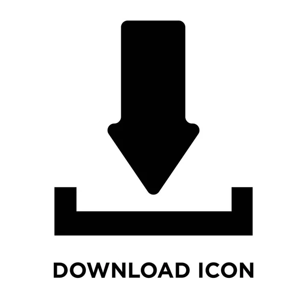 Télécharger Icône Vecteur Isolé Sur Fond Blanc Concept Logo Télécharger — Image vectorielle
