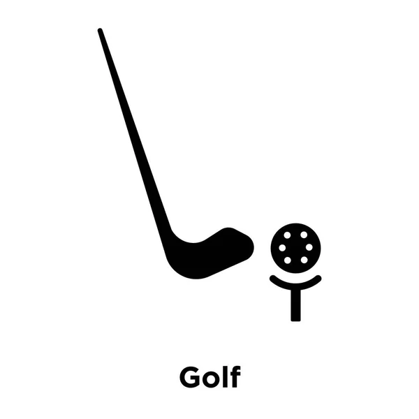 Vector Icono Golf Aislado Sobre Fondo Blanco Concepto Logotipo Golf — Archivo Imágenes Vectoriales