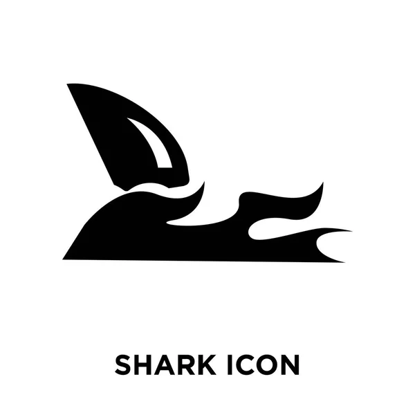 Vecteur Icône Requin Isolé Sur Fond Blanc Concept Logo Signe — Image vectorielle