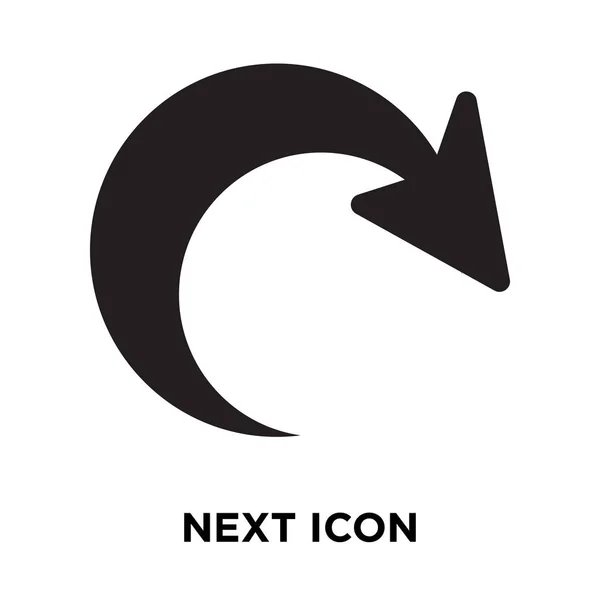 Prochain Icône Vecteur Isolé Sur Fond Blanc Concept Logo Signe — Image vectorielle