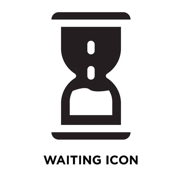 Waiting Icon Vector Isolated White Background Logo Concept Waiting Sign — Stock Vector