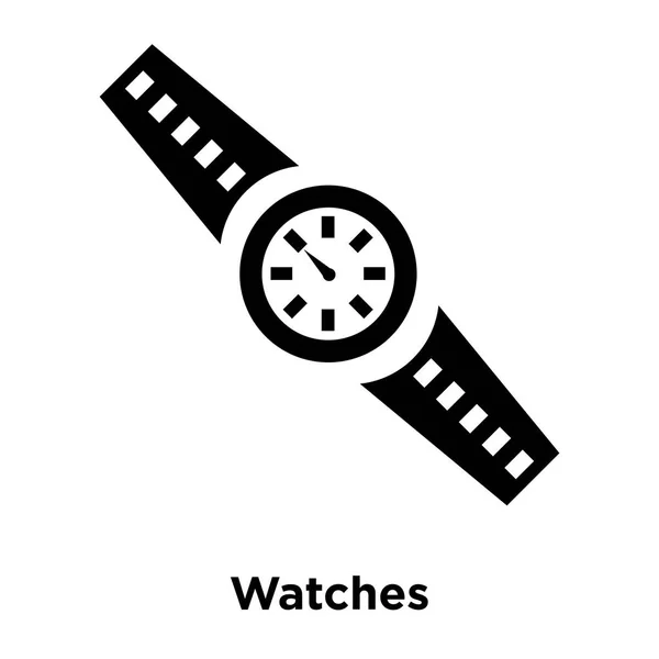 Vettore Icona Orologi Isolato Sfondo Bianco Logo Concetto Segno Orologi — Vettoriale Stock