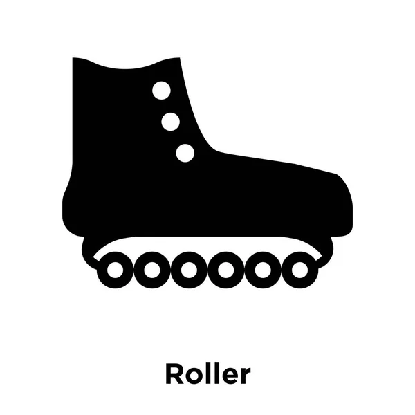 Vektorové Ikony Kolečkové Izolovaných Bílém Pozadí Logo Pojmu Roller Nápis — Stockový vektor
